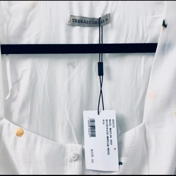 NWT Designer Dress Embroidered Mini Long Sleeves Party Cocktail Gift - Picture 6 of 7